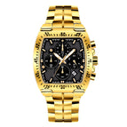 WWOOR Fashion Seven-Pin Steel Belt Waterproof Men's Watch Quartz Movement Calendar quartz men watch 8836