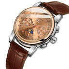 New Forsining Design Women's Fashion Casual Multi-Functional Shanghai Movement Automatic Mechanical men casual Watch SLZe259