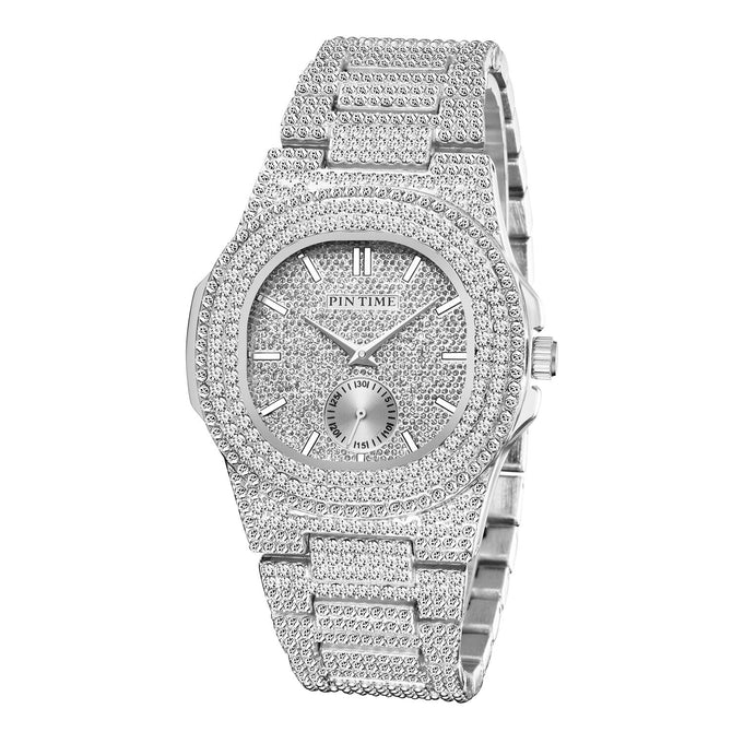 Pintime Wrist Watch Starry Sky Fashion Rhinestone Watch Luxury Diamond Watch men and women Watch 2548G