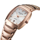 Couple Watch square men's watch luminous waterproof women's watch steel band Watch