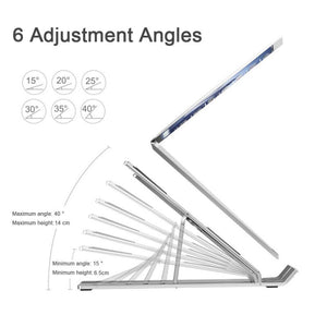 Laptop Stand Portable Foldable Adjustable Notebook Holder Aluminum Support For Macbook Pro Air Computer Tablet