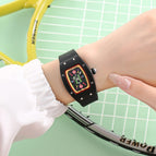 New Women's Candy Series Watch Genuine Diamond Square Waterproof Fashion Luminous lady quartz Watch 8084B