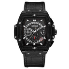 BAOGELA Domineering Barrel Men's Watch Multifunctional Men's Sports Quartz Watch 1703