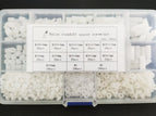 780pcs M2 M2.5 M3 Nylon M-F Hex Standoff Spacers /Screw /Nut / Washer Assortment Kits with Plastic Box Set