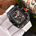 New men's Square Watch Elements Business Men's Six-Pin Running Seconds Multi-Function Calendar Watch 8087H