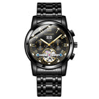 KIMSDUN business watch watch men's tourbillon mechanical watch multi-function luminous waterproof watch K-1896A