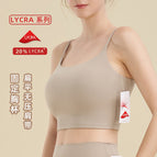 Women Lycra Sports Vest Workout Top Outer Wear Camisole Women's Back Shaping sports Yoga running dancing Bra MZ06