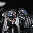 CHENXI New Men's Watch Gear Calendar Waterproof Luminous Silicone Tape Watch Men quartz CX-8285