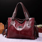 2021 new retro fashion tote casual soft leather shoulder messenger large capacity handbag 250