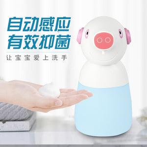 Automatic induction antibacterial foam handswashing machine children cartoon soap dispenser