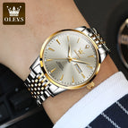 OLEVS watch for men automatic mechanical watch fashion simple waterproof men's watch quartz watch men 6635NL