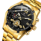 New Forsining Mechanical Watch Men's Fashion Casual Flywheel Toy Automatic Mechanical Watch SLZe260
