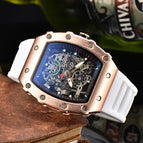 Watch for men New Richard Watch Square Three-Pin Waterproof Luminous Men's Watch Calendar Sports Watch 9791