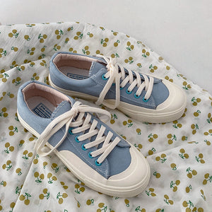 Canvas shoes for men and women couple shoes Korean version of low-cut Joker student shoes ins tide