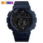 SKMEI Fashion Sport Watch Men Alarm Clock Cowboy Waterproof Week Display Men Watches Denim Digital Watch 1472