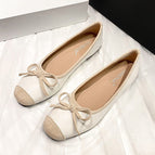 Studiolee 2022 new French temperament bow color matching square head shallow mouth shoes women's summer N1-3