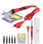 JCD 908S 220V 80W LCD Electric Welding Soldering Iron Adjustable Temperature Solder Iron With Soldering Iron Tips