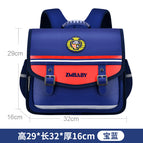 New primary school students horizontal schoolbag boys and girls 6-12 years old lightweight waterproof children's schoolbag British style backpack 762  schoolbag