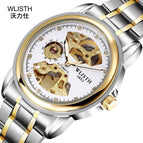 Fashion Hollow Men's Watch Waterproof Luminous Business Belt Through Bottom Fully Automatic Mechanical Watch 1001