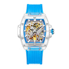 ONOLA ON3832 fashion new hollow automatic mechanical watch men's waterproof transparent watch men