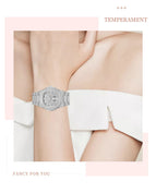 Pintime Wrist Watch Starry Sky Fashion Rhinestone Watch Luxury Diamond Watch men and women Watch 2548G