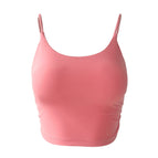 2021 Summer yoga vest new sling back vest women's fashion mesh gym professional training exercise yoga top 9085