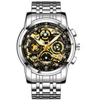 KIMSDUN hollow watch waterproof calendar quartz watch multi-functional fashion men's watch K-1966B