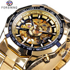 Forsining European and American Men's Fashion luminous Watch Automatic Mechanical men business casual Watch SLZ56