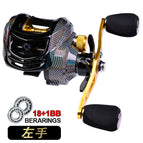 PROBEROS new metal water drop wheel 18+1 axis fishing reel micro object wheel sea fishing wheel fishing wheel