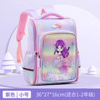 New Primary School Student Cartoon Schoolbag girl Eva Integrated Open Astronaut Bag Quicksand Children's Bags 776