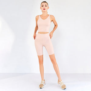 INS women yoga suits quick-drying sports fitness running dancing sports yoga set Y26B7520+Y26K7521