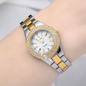 New women's watch female student Korean version trend full diamond and diamond women's watch waterproof fashion quartz steel belt watch women 2021