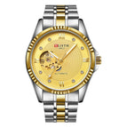 WLISTH Business Watch Men's Mechanical Watch Personality Men's Watch Trend Watch Men's Steel Band Watch 1011
