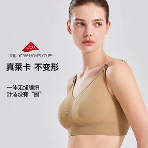 Nursing Bra Underwear plus Size Summer Anti-Breast-Increasing Bra Anti-Sagging Underwear Pregnant Women Thin r Nursing Bra W21
