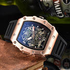 Watch for men New Richard Watch Square Three-Pin Waterproof Luminous Men's Watch Calendar Sports Watch 9791
