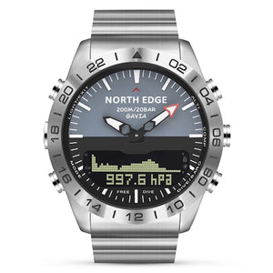 Sports watch north edge high pressure deep diving smart watch double display waterproof watch GAVIA