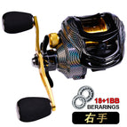 PROBEROS new metal water drop wheel 18+1 axis fishing reel micro object wheel sea fishing wheel fishing wheel