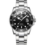 OLEVS Watch Green Water Ghost Automatic Mechanical Watch Luminous Waterproof Men's Watch 6650 Mechanical