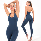 Jumpsuit Yoga Clothes 2023 New Backless Slim Fit Quick-Drying Sleeveless Professional Sports Fitness running fitness Clothes for Women