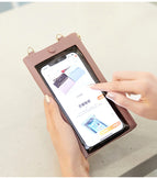 Touch screen mobile phone bag women's mini bag all-match small fresh shoulder messenger bag long wallet QB315