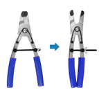 Universal Brake Piston Removal Pliers Motorbike Repair Tool Motorcycle Accessory - Blue