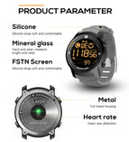 2022 NORTH EDGE Laker Original Digital Outdoor Sport Pedometer watches Smartwatc Bluetooth For Android IOS Men Smart Watch Waterproof 50M-black