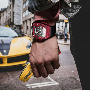 KIMSDUN Multifunctional Bucket Type Fashion Sports Watch Men's Miller Calendar Quartz men's casual Watch K-2013B