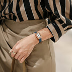 GUOU Women watch belt fashion ladies quartz watch small square watch simple waterproof watch women 8224