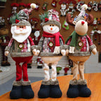 Christmas Decorations Christmas Decoration Dolls Christmas Elk Santa Claus Window Christmas Articles gift 1707
