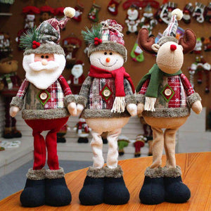 Christmas Decorations Christmas Decoration Dolls Christmas Elk Santa Claus Window Christmas Articles gift 1707