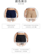 Breathable Loose Anti-Exposure Yoga Shorts Outdoor Running Reflective Large Size Sports Shorts Women's Fitness Hot Pants KK185