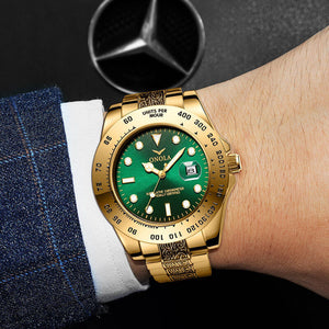 ONOLA ON3814 fashion classic new quartz men's watch men's steel belt gold watch watch