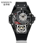 KIMSDUN men's watch Warcraft Fashion Personality Large Dial Miller Quartz casual men's student's Watch