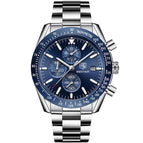 Benyar Men's Quartz Watch Multifunctional Waterproof Sports Fashion Trend Men's Watch Silicone Watch 5140